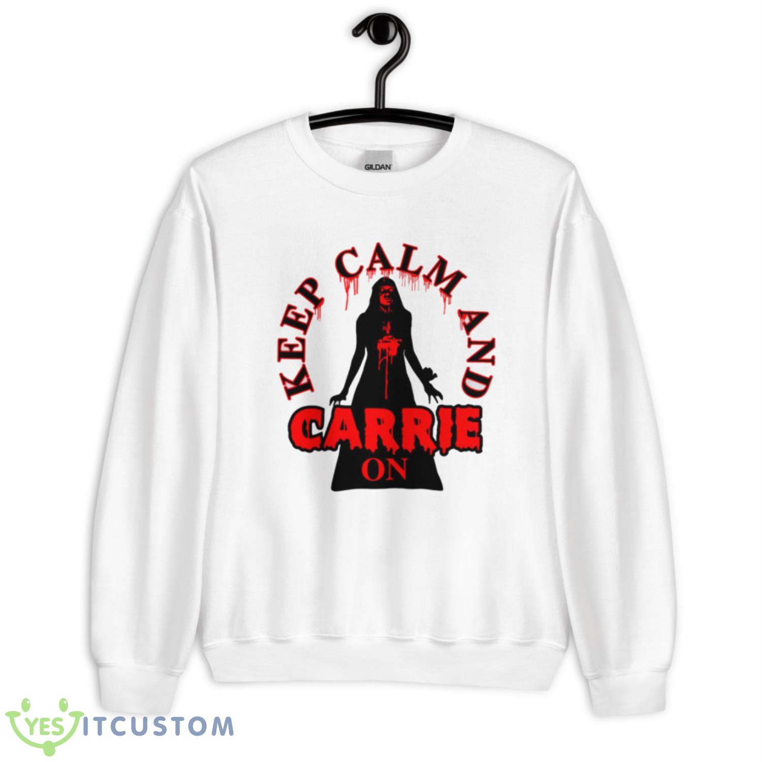 Keep Calm And Carrie On Shirt 2 Keep Calm And Carrie On Shirt - Unisex Heavy Blend Crewneck Sweatshirt