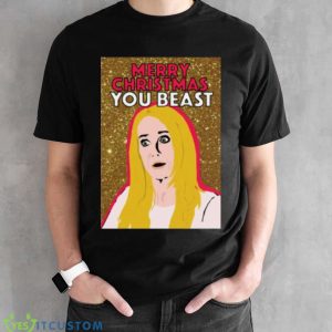 Kim Richards Merry Christmas You Beast Real Housewives Of Beverly Hills shirt 7 Kim Richards Merry Christmas You Beast Real Housewives Of Beverly Hills shirt - Black Unisex T-Shirt