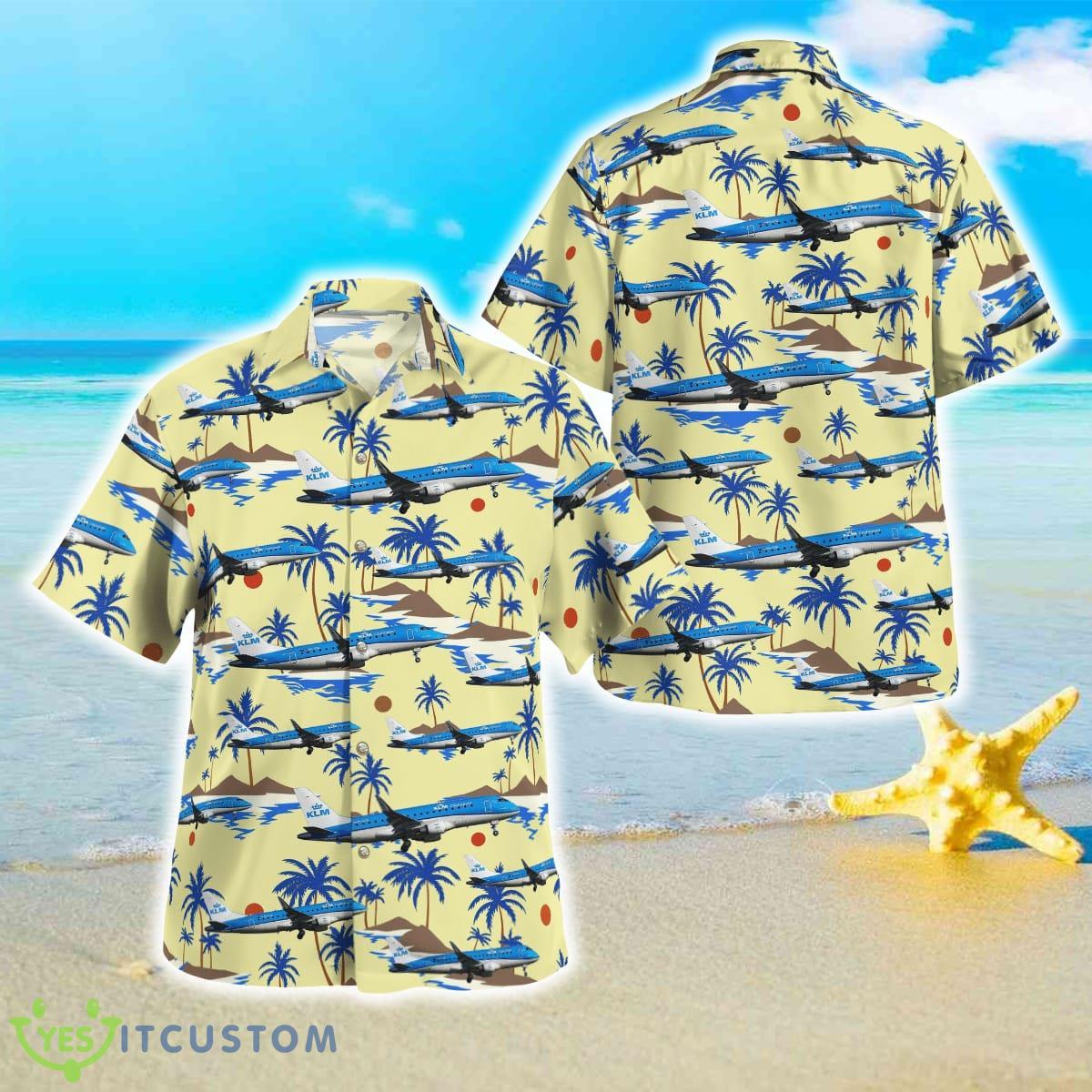 KLM Cityhopper Embraer E175 Hawaiian Shirt Best Style For Men Women Product Photo 1