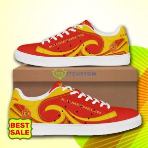 KV Mechelen Logo Skate Shoes Pro League Fans Stan Smith Sneakers - KV Mechelen skate shoes_3