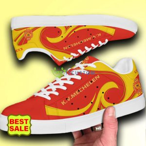 KV Mechelen Logo Skate Shoes Pro League Fans Stan Smith Sneakers - KV Mechelen skate shoes_1