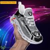 Las Vegas Raiders NFL Custom Name Max Soul Shoes Impressive Gift For Men Women Fans Product Photo 1
