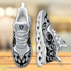 Las Vegas Raiders NFL Fire Ball Full Print AOP Print Max Soul Shoes Product Photo 6
