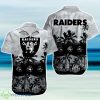Las Vegas Raiders NFL Palm Trees Summer Hawaiian Shirt Product Photo 1