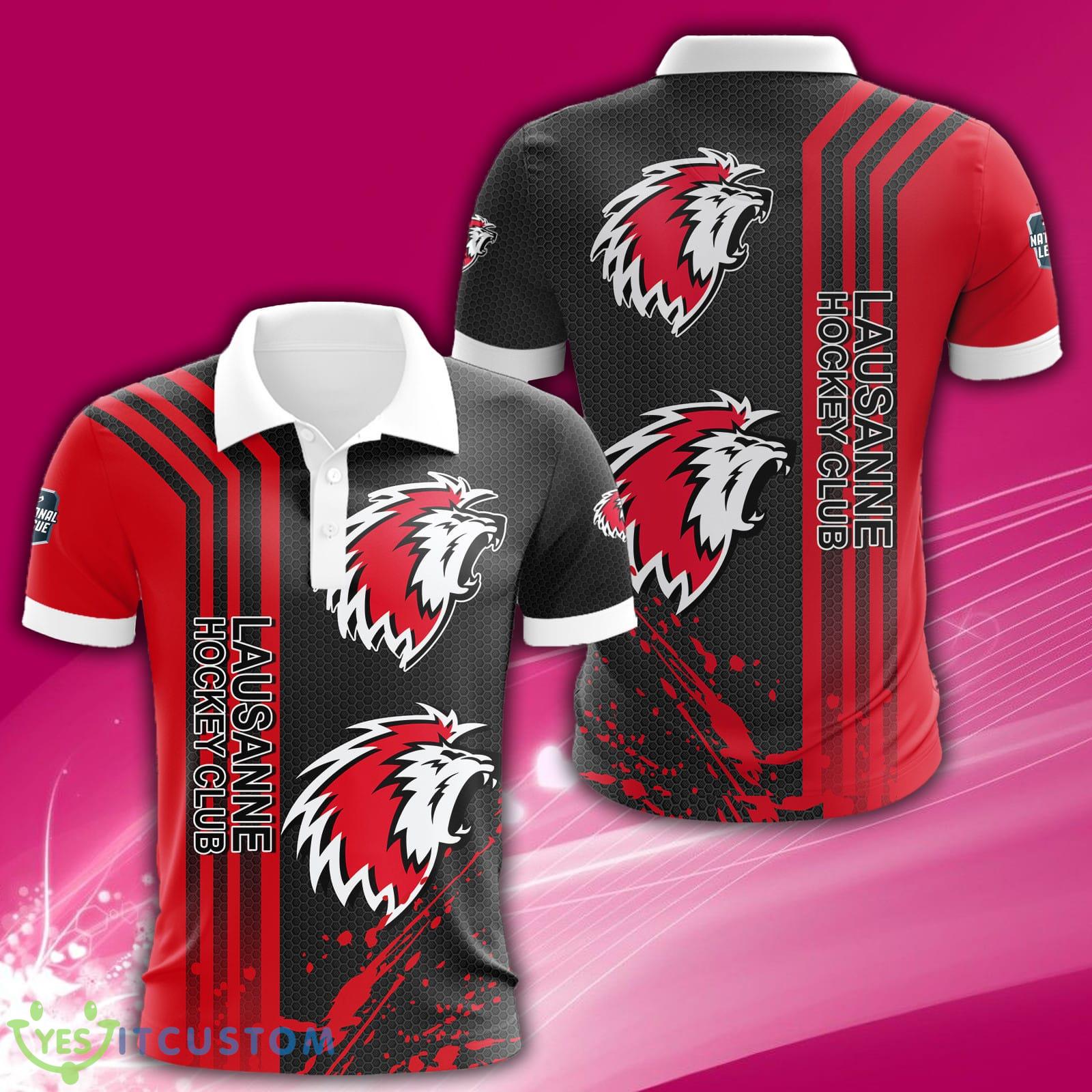 Lausanne Hockey Club Switzerland NL 3D Polo Shirt Fitness Men And Women For Fans 3 Lausanne Hockey Club Switzerland NL 3D Polo Shirt Fitness Men And Women For Fans - Lausanne Hockey Club Switzerland NL 3D Polo Shirt Fitness Men And Women For Fans