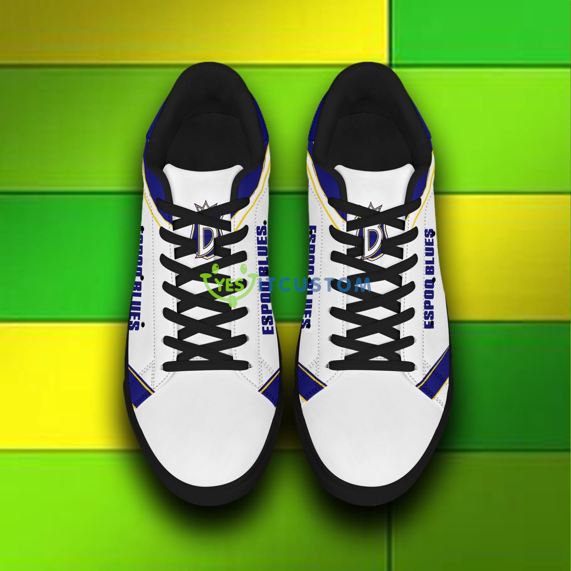 Liiga And Mestis Espoo Blues Logo Stan Smith Skate Shoes For Men And Women 8 Liiga And Mestis Espoo Blues Logo Stan Smith Skate Shoes For Men And Women - Espoo Blues skate shoes_9