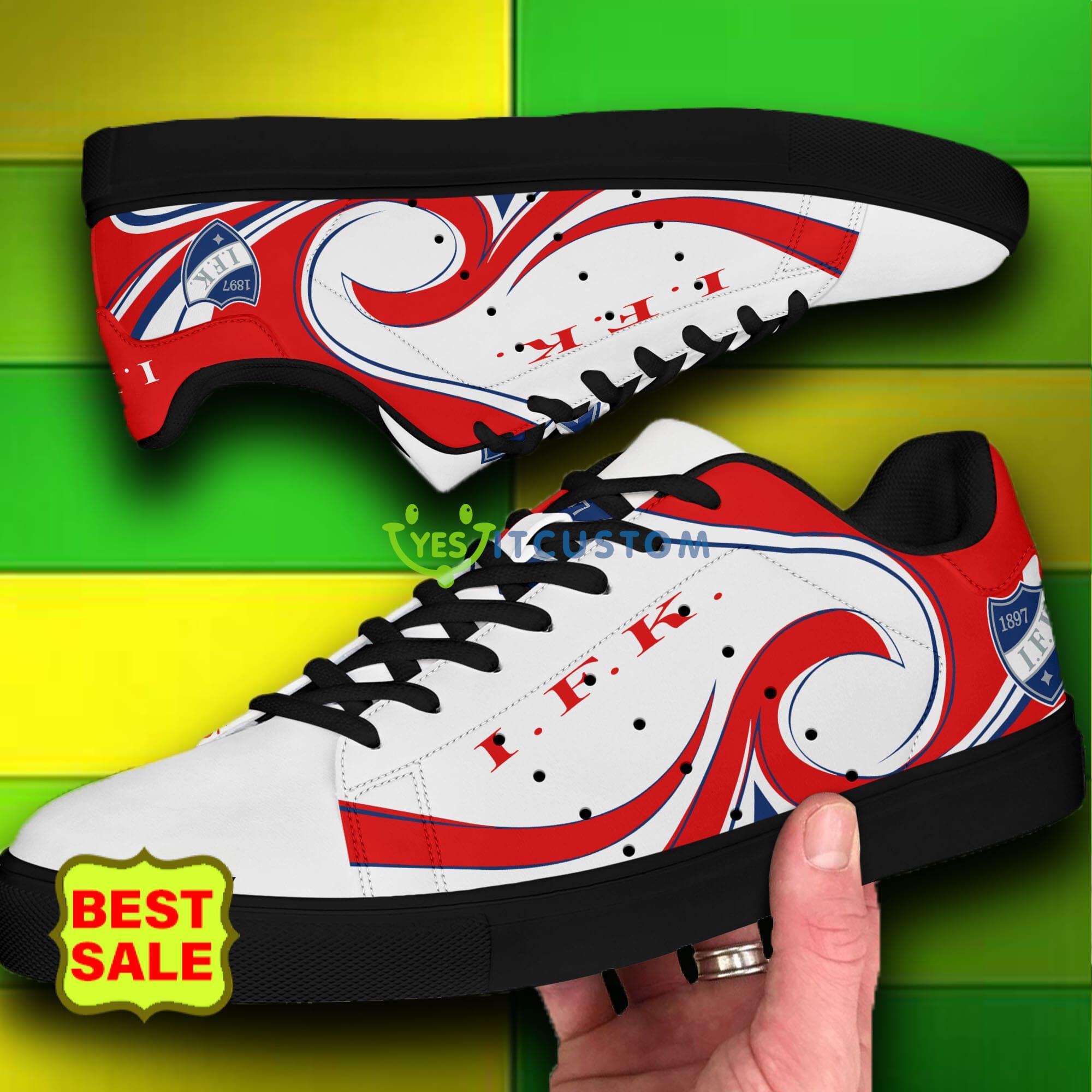 Liiga And Mestis HIFK Logo Stan Smith Skate Shoes For Men And Women 5 Liiga And Mestis HIFK Logo Stan Smith Skate Shoes For Men And Women - HIFK skate shoes_6