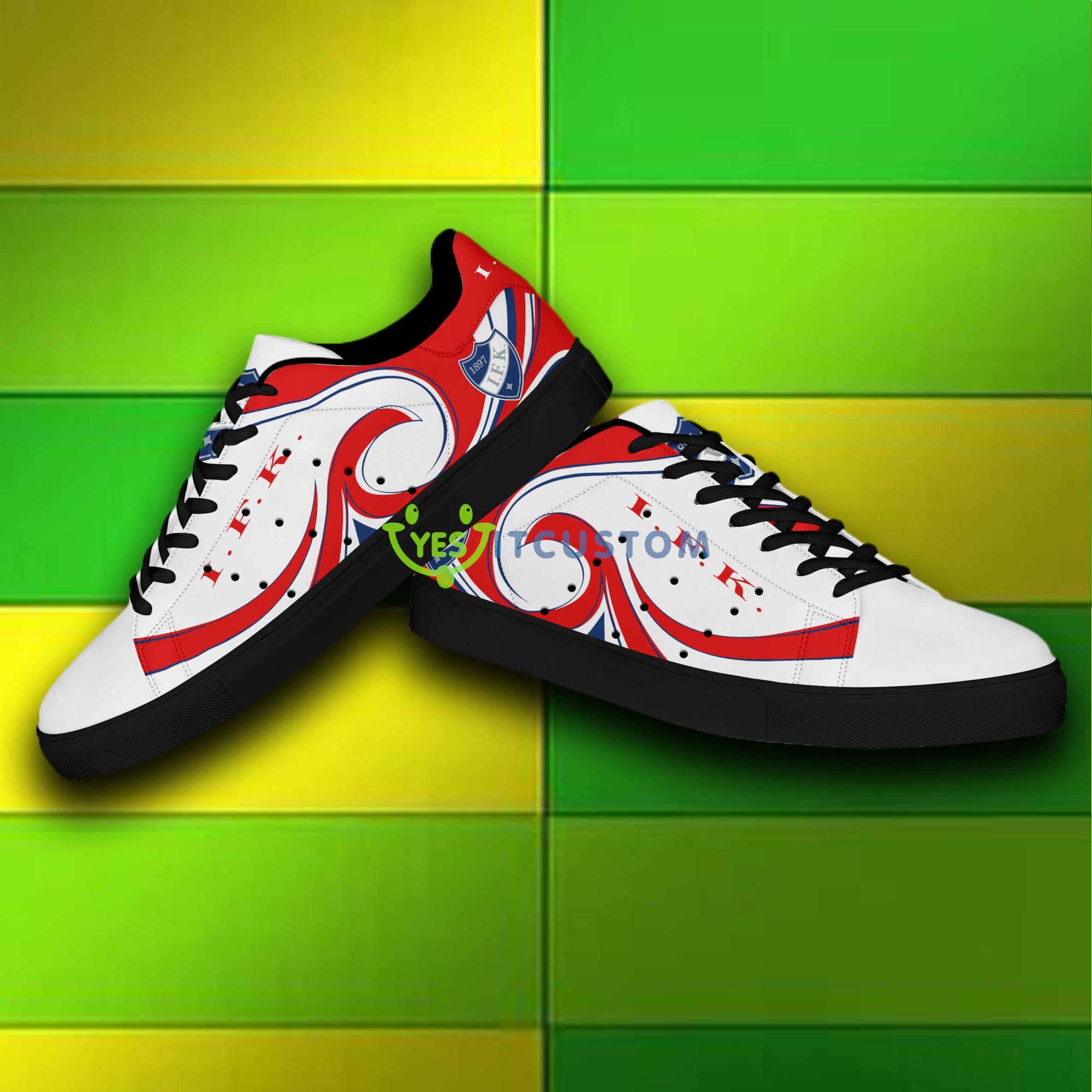 Liiga And Mestis HIFK Logo Stan Smith Skate Shoes For Men And Women 7 Liiga And Mestis HIFK Logo Stan Smith Skate Shoes For Men And Women - HIFK skate shoes_8