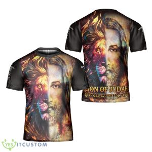 Lion Of Judah Revelations Christian Jesus Lion Jesus For Christian 3D T Shirt Gift For Men And Women - Lion Of Judah Revelations Shirt, Christian Shirt, Jesus Lion T Shirt, Jesus 3D Shirt, Polo shirts for men, Gift For Christian_2