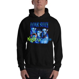 Loak Sully Funny Black T Shirt - 18500 Unisex Heavy Blend Hooded Sweatshirt