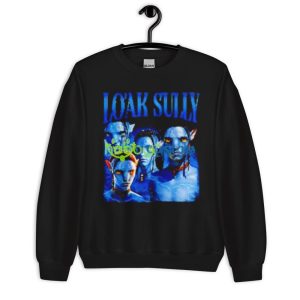 Loak Sully Funny Black T Shirt - 18000 Unisex Heavy Blend Crewneck Sweatshirt