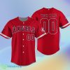 Los Angeles Angels Custom Name & Number Baseball Jersey Shirt Best Gift For Men And Women Product Photo 1