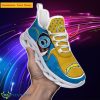 Los Angeles Chargers NFL Custom Name Max Soul Shoes Special Gift For Men Women Fans Product Photo 1