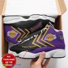 Los Angeles Lakers Jordan 13 Sneakers Custom Name Unique Gift For Everyone Product Photo 1