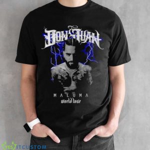 Maluma – Maluma World Tour 2023 Shirt - Black Unisex T-Shirt