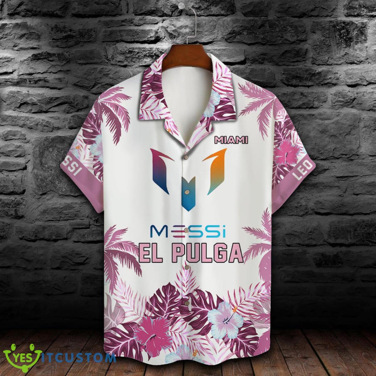 Messi Goat Inter Miami 3D Hawaiian Shirt 7 Messi Goat Inter Miami 3D Hawaiian Shirt Product Photo 2