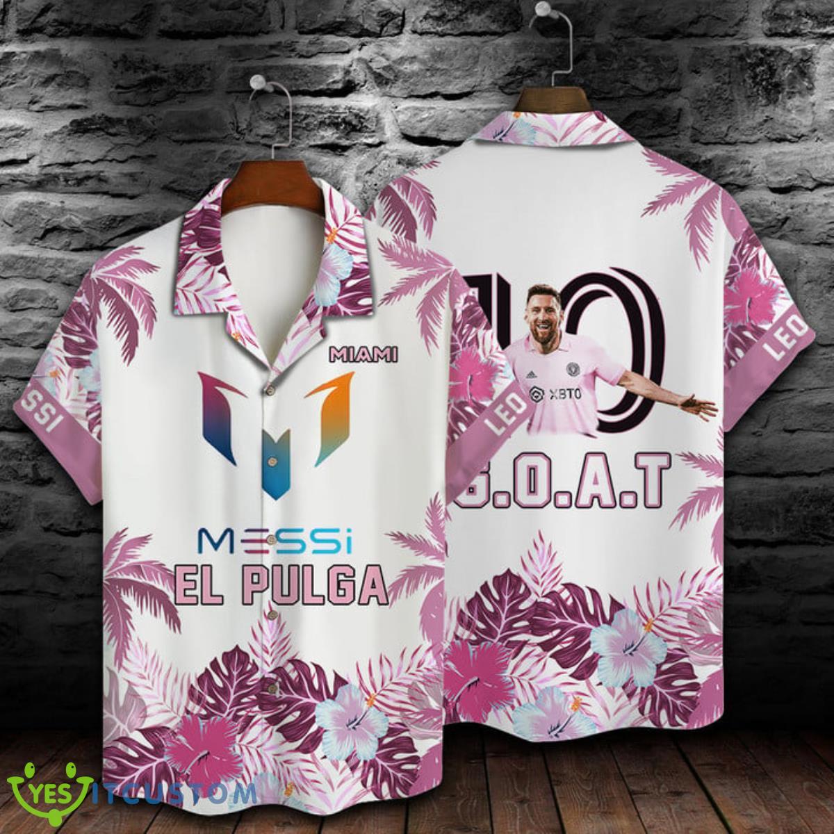 Messi Goat Inter Miami 3D Hawaiian Shirt 6 Messi Goat Inter Miami 3D Hawaiian Shirt Product Photo 1