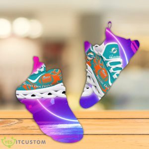 Miami Dolphins NFL Fire Ball Full Print AOP Print Max Soul Shoes Product Photo 4