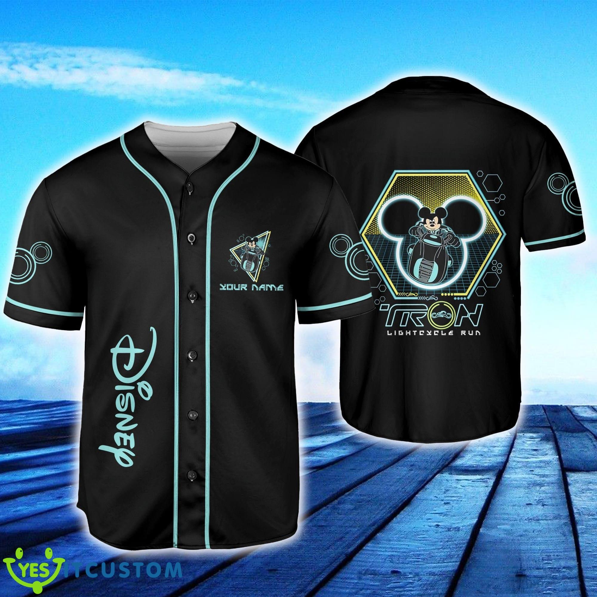 Mickey tron Custom Name Baseball Jersey Gift For Men And Women 3 Mickey tron Custom Name Baseball Jersey Gift For Men And Women - Mickey tron Custom Name Baseball Jersey Disney Men And Women Gift For Fans