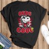 MLB Baseball Cincinnati Reds Cool Snoopy Shirt Best Fans Gift - Black T-Shirt