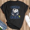 MLB Baseball Detroit Tigers Cool Snoopy Shirt Best Fans Gift - Black T-Shirt