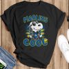 MLB Baseball Miami Marlins Cool Snoopy Shirt Best Fans Gift - Black T-Shirt