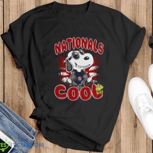 MLB Baseball Washington Nationals Cool Snoopy Shirt Best Fans Gift - Black T-Shirt