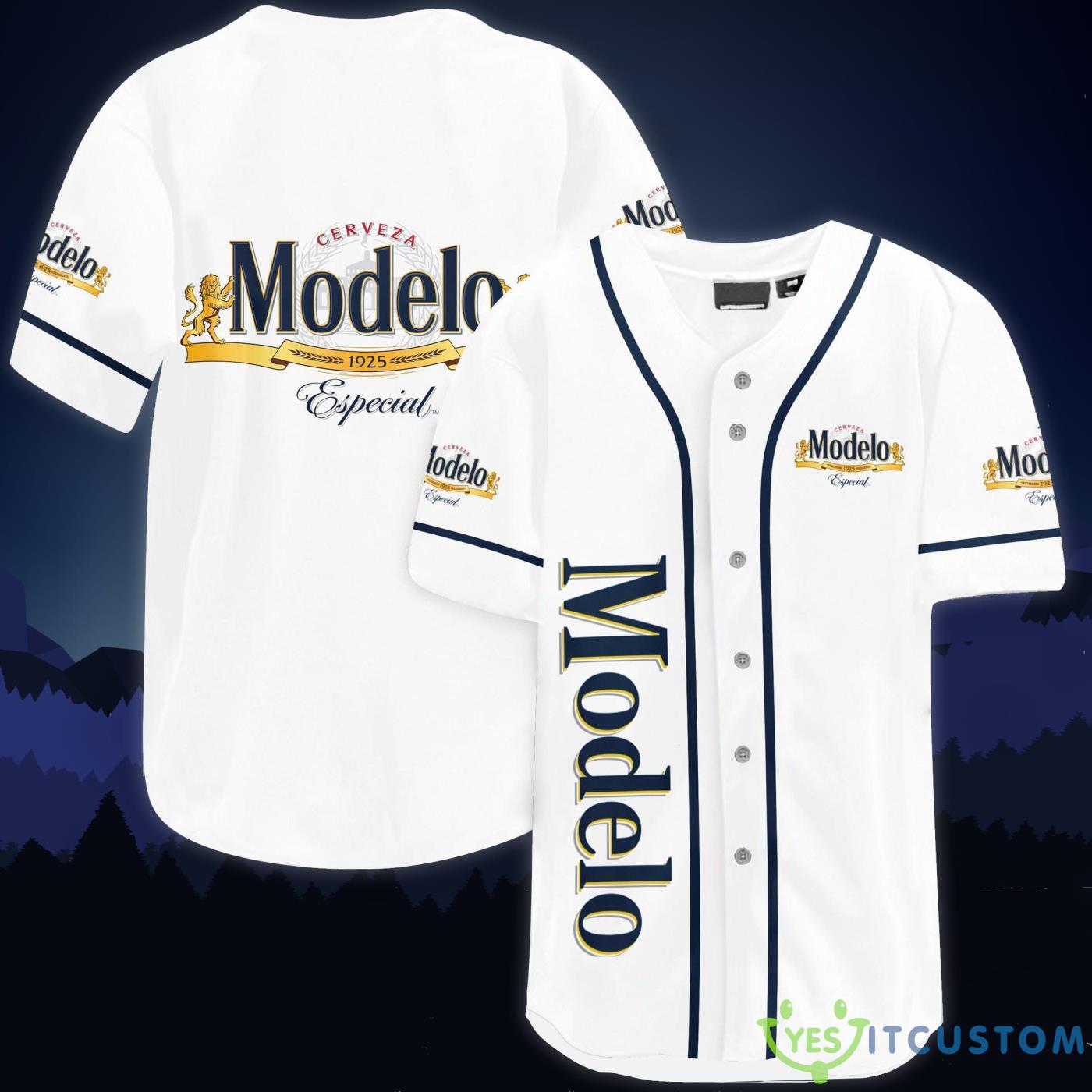 Modelo Beer Baseball Jersey Shirt 3 Modelo Beer Baseball Jersey Shirt Product Photo 1