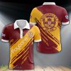 Motherwell FC Logo SPFL Fans 3D Polo Shirt Strip For Men And Women Gift - Motherwell FC Logo SPFL Fans 3D Polo Shirt Strip For Men And Women Gift