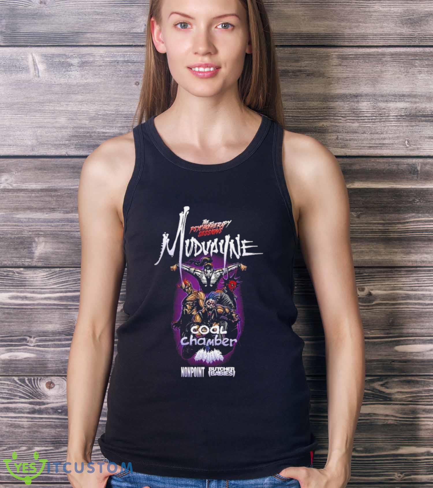 Mudvayne Summer 2023 U.S. Tour With Coal Chamber GWAR Shirt 13 Mudvayne Summer 2023 U.S. Tour With Coal Chamber GWAR Shirt - Ladies Tank Top