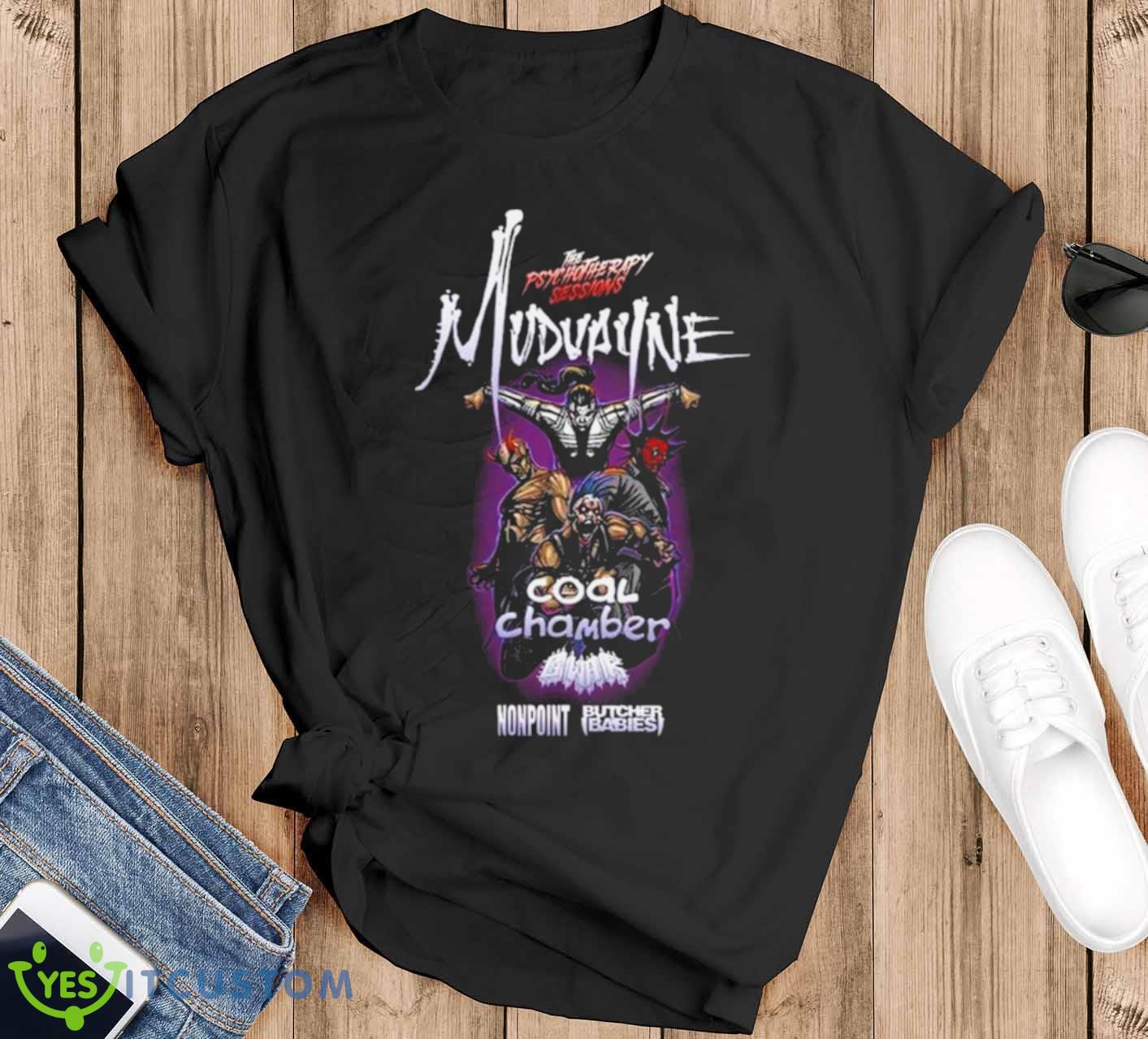 Mudvayne Summer 2023 U.S. Tour With Coal Chamber GWAR Shirt 12 Mudvayne Summer 2023 U.S. Tour With Coal Chamber GWAR Shirt - Black T-Shirt