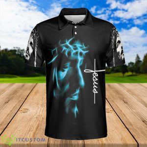 My God's Not Dead He Surely Alive Christian Jesus Lion 3D Polo Shirt Gift For Men And Women - My God's Not Dead He Surely Alive Polo Shirt, Christian Polo Shirt, Jesus Lion Polo Shirt, Polo shirts for men, Gift For Christian_5