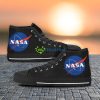Nasa Shoes Nasa Black High Top Canvas Sneakers Gift For Men And Women Product Photo 1