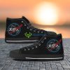 Nasa Shoes Nasa High Top Canvas Sneakers Gift For Men And Women Black Product Photo 1