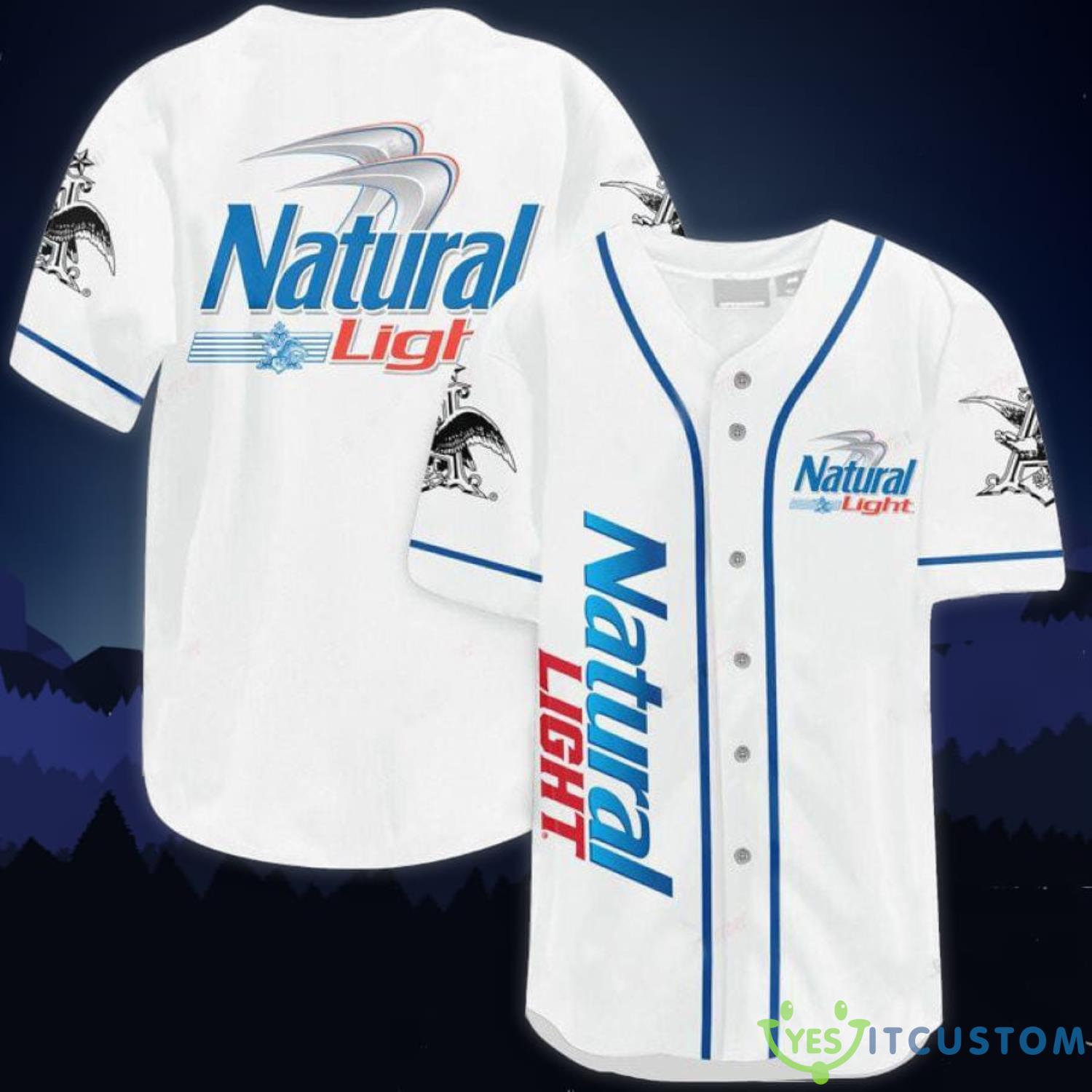 Natural Light Beer Baseball Jersey Shirt For Men And Women 3 Natural Light Beer Baseball Jersey Shirt For Men And Women Product Photo 1