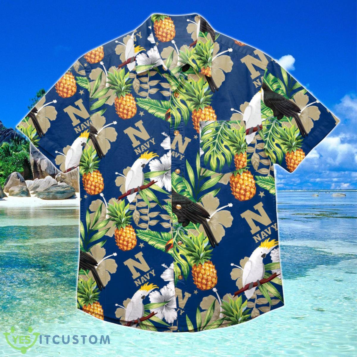 Navy Midshipmen NCAA Hawaiian Shirt Special Gift For Fans 2 Navy Midshipmen NCAA Hawaiian Shirt Special Gift For Fans Product Photo 1
