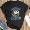 NBA Basketball Golden State Warriors Cool Snoopy Shirt Best Fans Gift - Black T-Shirt