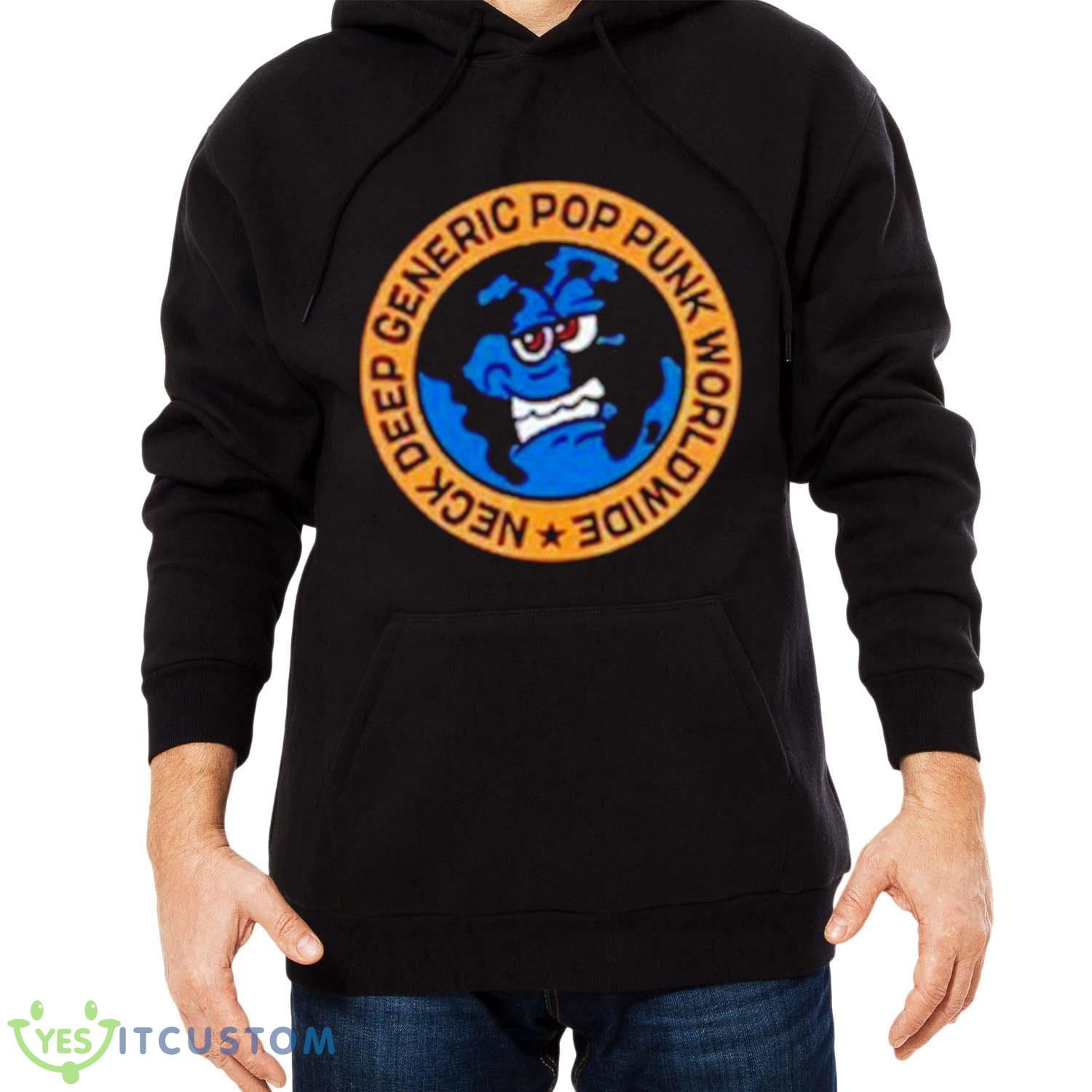 Neck Generic Pop Punk Shirt 4 Neck Generic Pop Punk Shirt - Men Black Hoodie