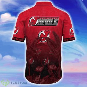 New Jersey Devils NHL Flower Hawaiian Shirt Best Gift For Fans Product Photo 3