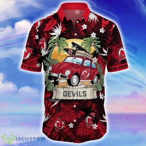 New Jersey Devils NHL Flower Hawaiian Shirt For Men Women Unique Gift For Fans Product Photo 2