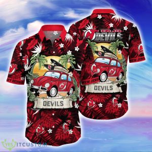 New Jersey Devils NHL Flower Hawaiian Shirt For Men Women Unique Gift For Fans Product Photo 1