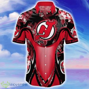 New Jersey Devils NHL Flower Hawaiian Shirt Impressive Gift For Men Women Fans Product Photo 2