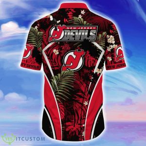 New Jersey Devils NHL Flower Hawaiian Shirt Special Gift For Men Women Fans Product Photo 3