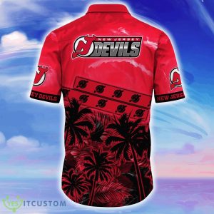 New Jersey Devils NHL Flower Hawaiian Shirt Style Gift For Fans Product Photo 3