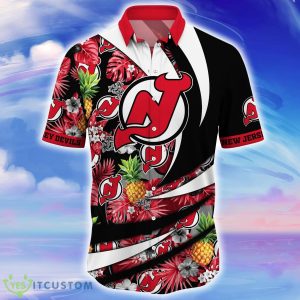 New Jersey Devils NHL Flower Hawaiian Shirt Style Gift For Men Women Fans Product Photo 2