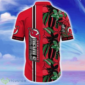 New Jersey Devils NHL Flower Hawaiian Shirt Unique Gift For Fans 5 New Jersey Devils NHL Flower Hawaiian Shirt Unique Gift For Fans Product Photo 3