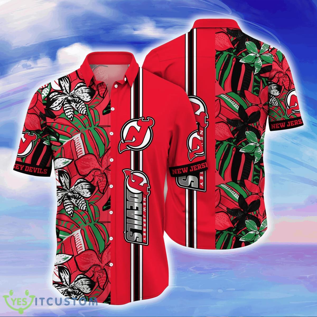 New Jersey Devils NHL Flower Hawaiian Shirt Unique Gift For Fans 6 New Jersey Devils NHL Flower Hawaiian Shirt Unique Gift For Fans Product Photo 1