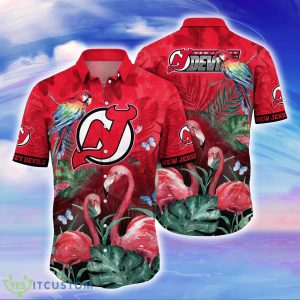 New Jersey Devils NHL Flower Hawaiian Shirt Unique Gift For Men Women Fans Product Photo 1
