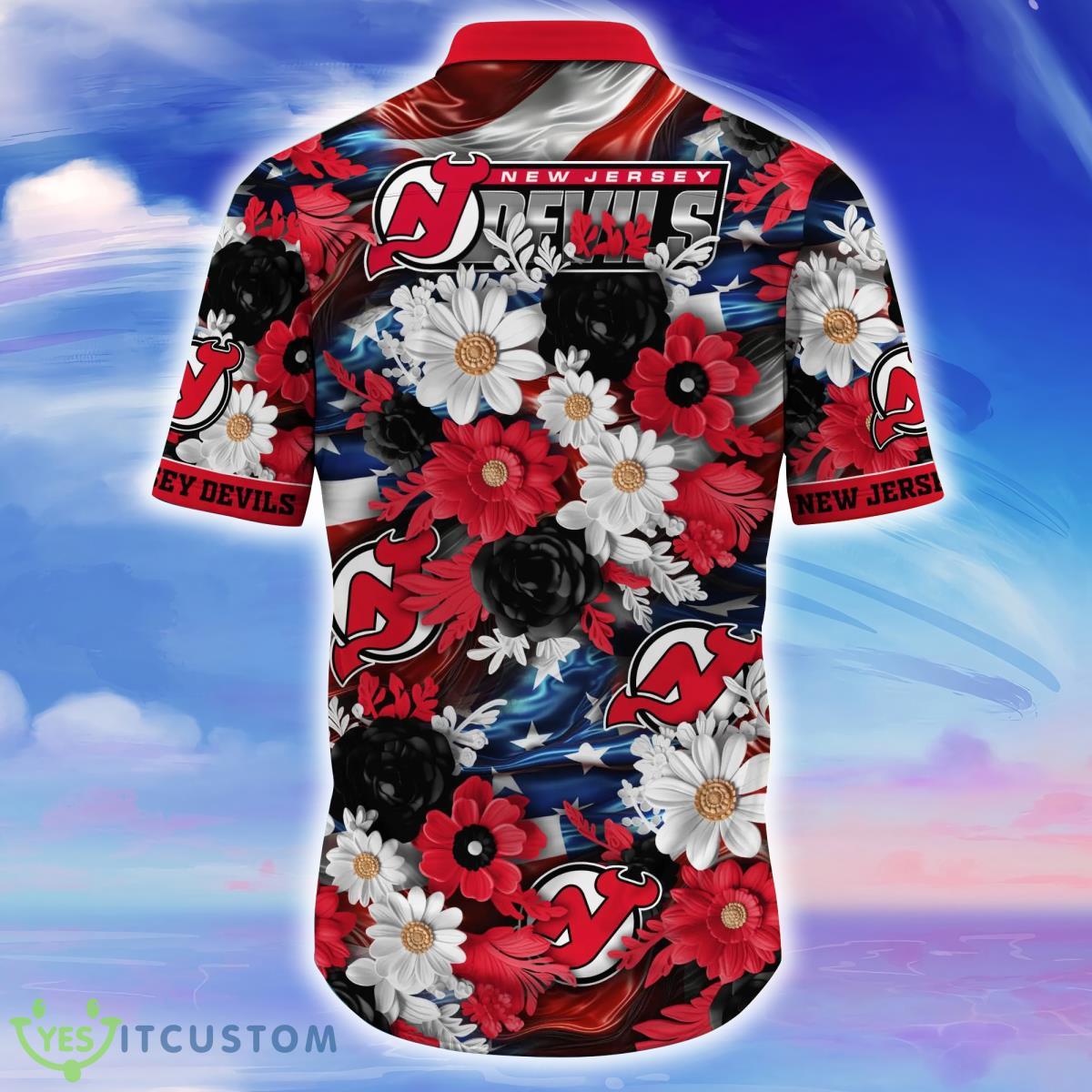 New Jersey Devils NHL Hawaiian Shirt Best Gift For Sport Fans 3 New Jersey Devils NHL Hawaiian Shirt Best Gift For Sport Fans Product Photo 3