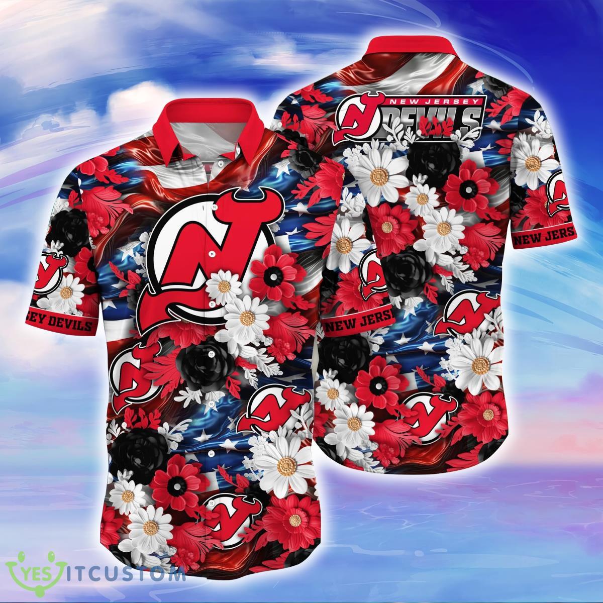 New Jersey Devils NHL Hawaiian Shirt Best Gift For Sport Fans 6 New Jersey Devils NHL Hawaiian Shirt Best Gift For Sport Fans Product Photo 1